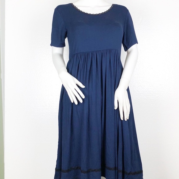 Pip & Vine Maternity Full Open Back Sleep Dress - Picture 1 of 8